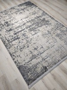 Eko Halı Cordoba DB01Denim Buz Gri 160x230cm İpekli İnce Salon Halısı