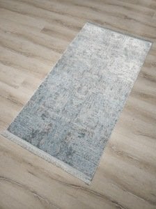 Eko Halı Sateen ST08AquaXW Turkuaz İnce Halı 80x150 cm