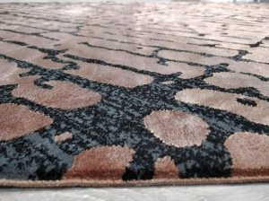 Eko Halı Cordoba DB05Bronze Antrasit İpekli İnce Salon Halısı 160x230 cm