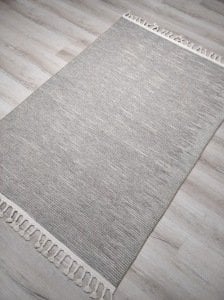 Tarz Wool 20-002Taş Vizon Yün Dokuma Kilim 125x180 cm