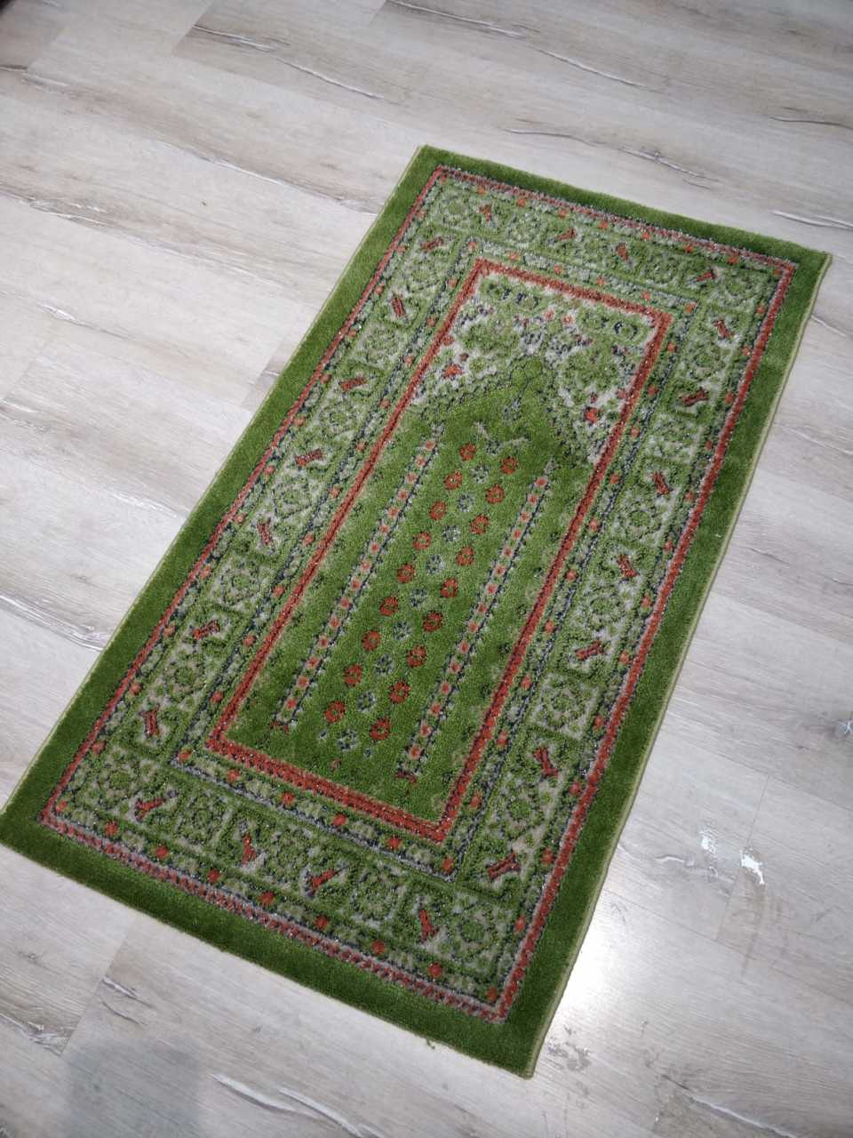 Halı Sarayı Asya Namazlık Seccade İnce 503KY7 Kiremit Simli 65x115 cm