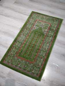 Halı Sarayı Asya Namazlık Seccade İnce 503KY7 Kiremit Simli 65x115 cm
