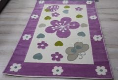 Carpetus Carol Kids 7162A Mor Çiçek 120*180 cm