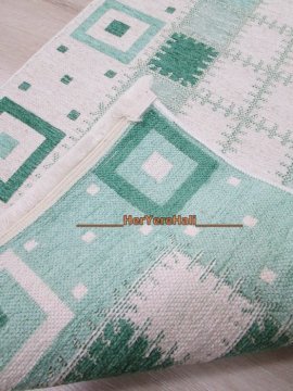 YamalıHome Şönil Kilim 1420 Turkuaz 80x150cm