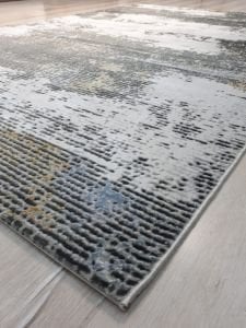 Halı Sarayı Palet SH324SX1 Gri Hardal Halı 160x230 cm