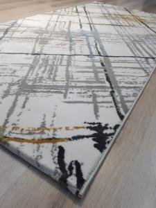 Halı Sarayı SH313J00 Renkli Gri Halı Yolluk 100x200 cm