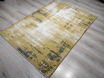Yamalı Home Maçka 2840 Hardal Gri 120x170 cm Çift Taraflı Kilim