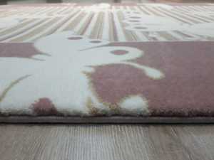 Halı Sarayı Çocuk Halısı 12616Pembe Kelebek 125x180 cm