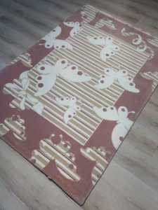 Halı Sarayı Çocuk Halısı 12616Pembe Kelebek 125x180 cm