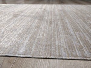 Eko Halı Sateen ST09BejGoldXW Bej İnce Halı 80x150 cm