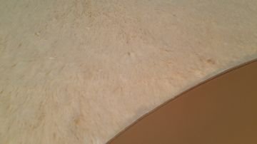 Yamalı Home Tavşan Tüyü Krem 120x120cm Yuvarlak Halı
