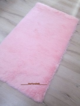 Yamalı Home Tavşan Tüyü Kaymaz Tabanlı Halı Gri - 70x140 cm