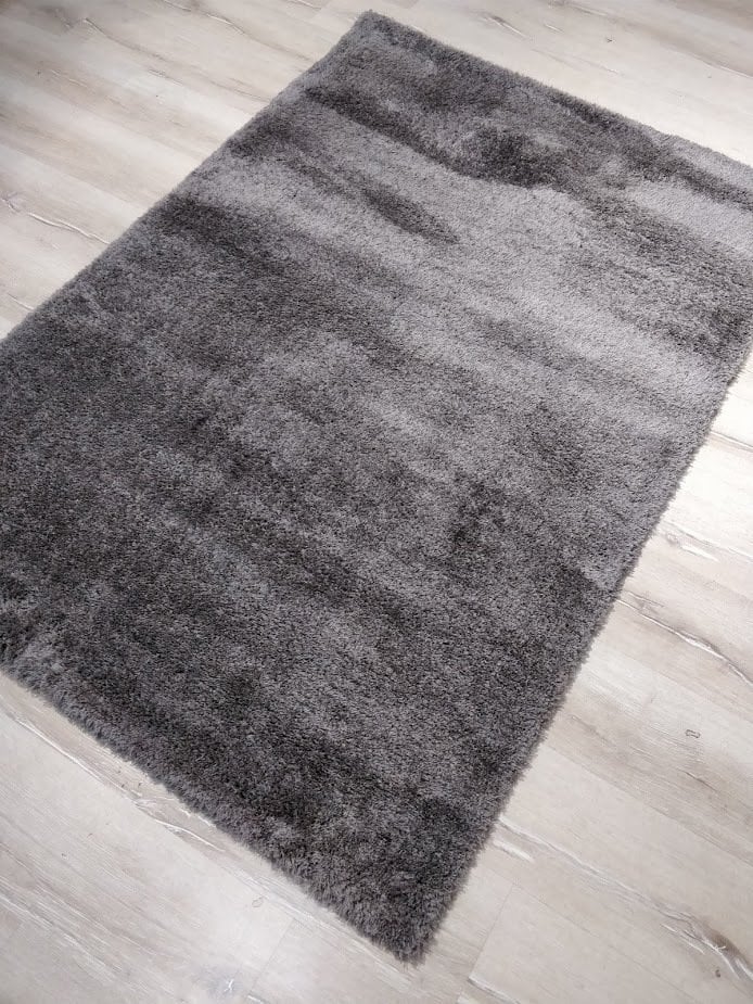 Yamalı Home Loft Füme Gri Yumuşak Dokulu Halı 150x220 cm