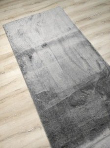 Yamalı Home Yapay Kuzu Post Kesme Yolluk Koyu Gri Füme 100 cm