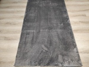 Yamalı Home Yapay Kuzu Post Kesme Yolluk Koyu Gri Füme 100 cm 200 cm