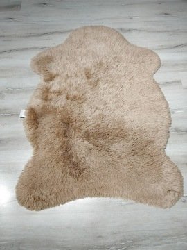 Doğuş Tavşan Tüyü Bej Post Halı 100x140 cm