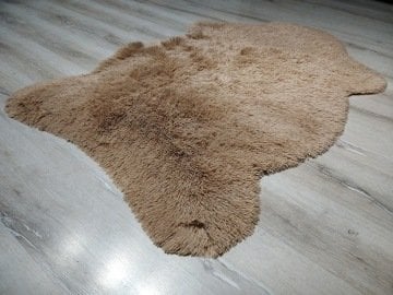 Doğuş Tavşan Tüyü Bej Post Halı 100x140 cm