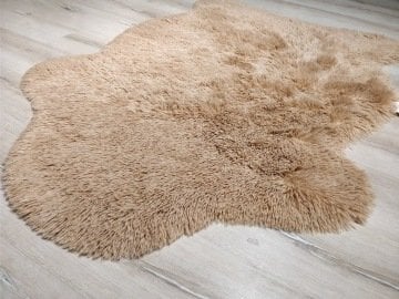 Doğuş Tavşan Tüyü Bej Post Halı 100x140 cm