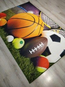 Doğuş 3BoyutluHalı 3D-910 Top Spor Halı 100x140 cm