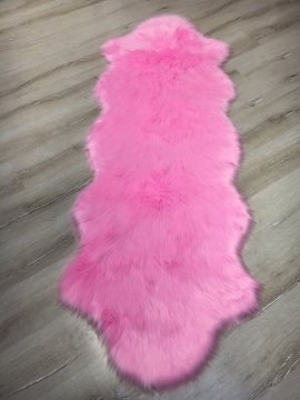 Doğuş Peluş Halı Apost 75x200 cm Peluş Post Halı Pembe