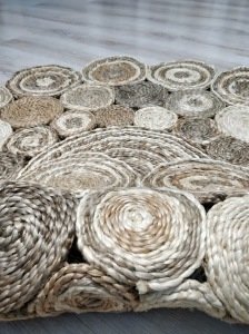 Eko Halı Flatweave CA-111 White Multy XW 120X120 cm