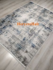 Eko Halı Lagos LGS09 Krem Mavi Salon Halısı 160x230 cm