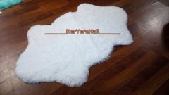Doğuş Tavşan Tüyü Beyaz 2K Post Halı 140x200 cm