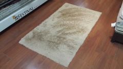 Doğuş Tavşan Tüyü Bej Camel Halı 140x200 cm Peluş Halı