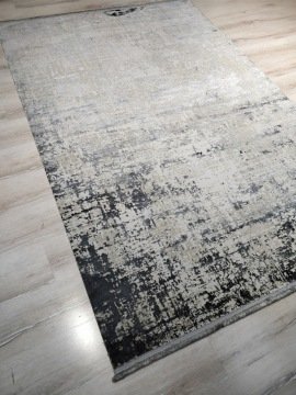 Eko Halı Cordoba DB01Gri 200x290cm İpekli İnce Salon Halısı