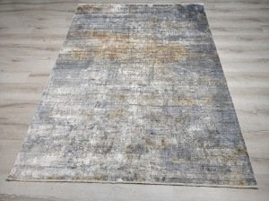 Yamalı Home Tuğra Velvet 1730Gri Bej 160x230 cm Zarif Halı