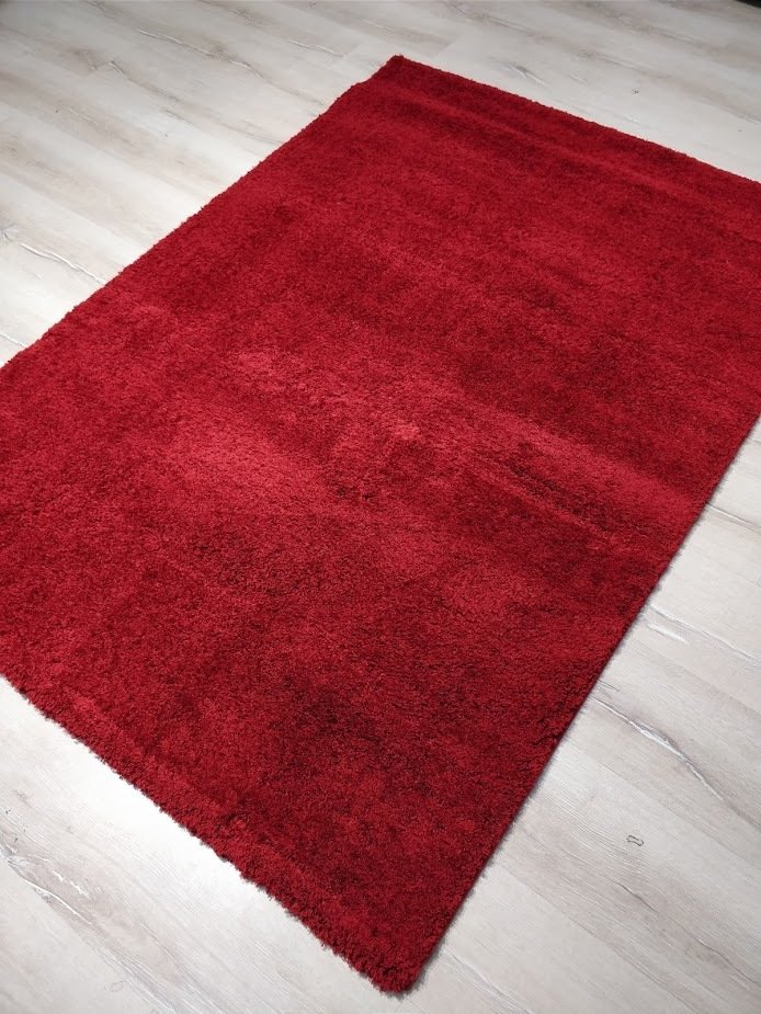 Yamalı Home Loft Kırmızı 80x140 cm Yumuşak Dokulu Halı