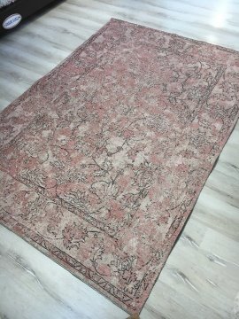 Türkmen Halı Vintage Mood 3201A Pudra 80X150cm Kilim