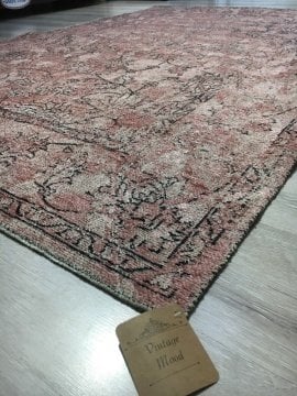 Türkmen Halı Vintage Mood 3201A Pudra 80X150cm Kilim