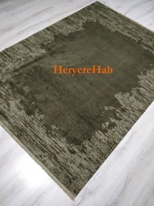 Eko Halı Torino TOR05 Yeşil İnce Salon Halısı 160x230 cm