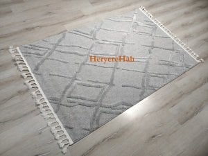 Eko Halı Terazzo TRZ03 Gri İskandinav Halı 120x180 cm