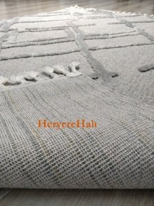 Eko Halı Terazzo TRZ03 Gri İskandinav Halı 120x180 cm