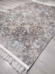 YamalıHome Angel 1395-00 Eskitme Vintage 120x180 cm Saçaklı Kilim