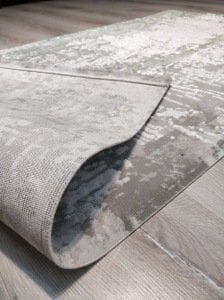 Yamalı Home  Gloria 3502 Gri Yeşil Modern Halı 80x150 cm