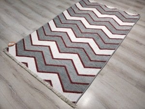 Eko Halı NoaKilim NK05 Gri Terra Çift Taraflı Kilim 115x180 cm