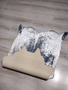 Yamalı Home İnci Halı 002 Siyah Yapay Dana Post 100x140 cm