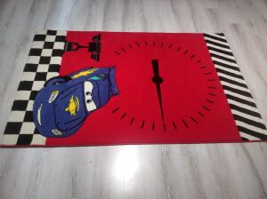 Disney Antialerjik Çocuk Halısı 523KırmızıAraba Büyük 150x230cm