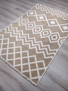 Eko Halı Mondo Kilim MD01 Bej Çift Taraflı Kilim 120x180 cm