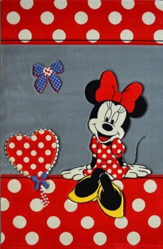 Disney Çocuk Odası Halısı 522Minnie Büyük Boy 150x230 cm