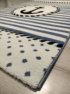 Antialerjik Çocuk Halısı KDS04STD Deniz Çapası Desenli 120x180 cm 120x180 cm