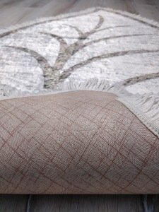 YAMALI home İrem 1004Kahve 80x140 cm Yaprak Şekilli Halı