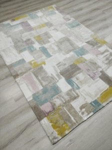 Türkmen Halı Rengarenk 3004Multi 160x230 cm Hardal Yeşil Renkli Halı