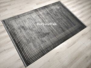 EKO HALI Anatolia  New ANT03  Antrasit Gri Klasik Desenli Modern Halı 160X230 cm