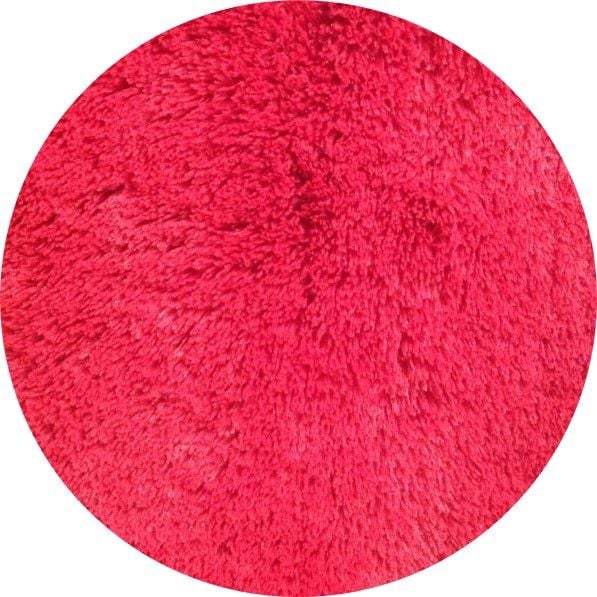 Doğuş Tavşan Tüyü Kırmızı 140x140cm Yuvarlak Halı