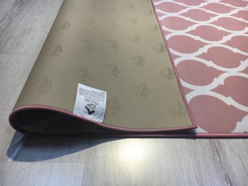 Doğuş Halı Milano DM2104 Pudra 140x200cm Yıkanabilir Kaymaz Halı