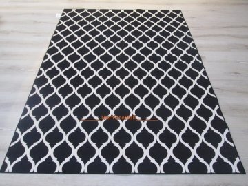 Doğuş 3BoyutluHalı DM-2101 Siyah Beyaz 60X300cm Yolluk